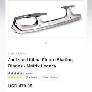 JACKSON Ultima figure skating blades - Matrix Legacy